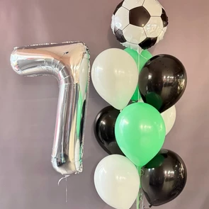 Сет из шаров в стиле Футбол для мальчика 7 лет